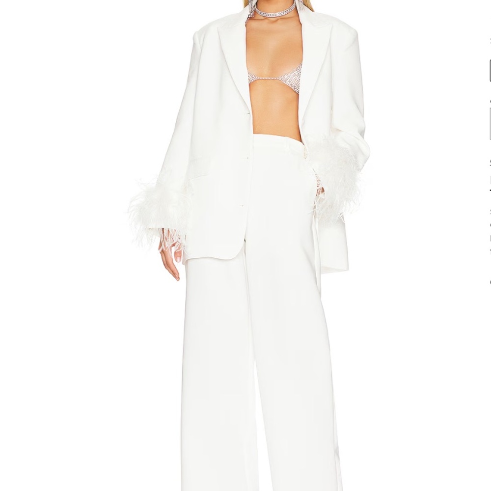 Revolve White Blazer